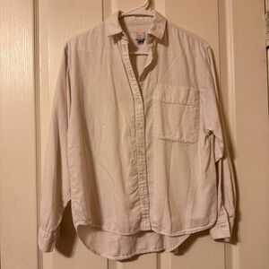 A New Day Upcycled Custom-Bleached Button-Down Shirt